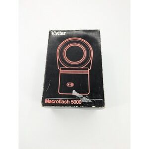 Vivitar MACROFLASH 5000 Ring Flash - TESTED‎ NO Adapters